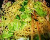 簡単！！豚肉ときゃべつのパスタ ゆず胡椒作り方3写真