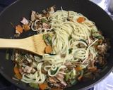 ベーコンと山茶茸のスパゲティ作り方7写真