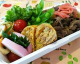 男弁☆簡単・コスパ牛丼弁当作り方4写真