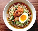 袋麺で☆韓国冷麺風☆キムチ冷やしラーメン作り方7写真