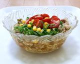 爽やか夏野菜と豚肉のガッツリラーメン作り方4写真