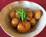 イモの甘辛煮作り方19写真