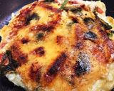 豆腐+トマト+チーズでヘルシーお好み焼き作り方5写真