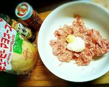 ピリ辛マヨネーズで食べる♪高菜と筍の焼売作り方1写真