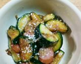 ウインナーとズッキーニのチーズ焼き♪作り方4写真