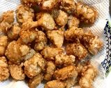 めかじき唐揚げ☆甘ケチャダレ☆袋で下味作り方6写真