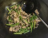 苗蒜肉絲☆ニンニクの芽炒め☆作り方5写真