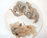 そら豆と海老の卵白焼き作り方3写真