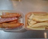 すぐおやつ！ウインナー＆バナナパイ！作り方1写真