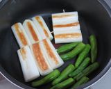 白葱としし唐のとろっと焼煮作り方3写真