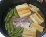 白葱としし唐のとろっと焼煮作り方7写真