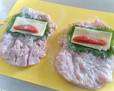時短節約☆柔らか鶏胸肉の明太マヨロール♪作り方4写真