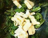こごみと油揚げの胡麻和え作り方4写真