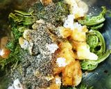 こごみと油揚げの胡麻和え作り方5写真