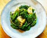 こごみと油揚げの胡麻和え作り方6写真