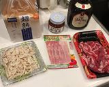【BLT】ベーコン・ラム・ターキーサンド作り方1写真