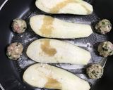 茄子の餃子風はさみ焼き作り方5写真