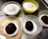 アレンジかるかん（あんこ・クリームチーズ作り方3写真