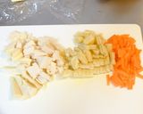 炊飯器でもOK☆香りたっぷり山菜おこわ!作り方5写真