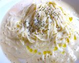 素麺アレンジ☆お手軽スープカルボナーラ作り方4写真