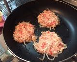 豆腐★おつまみ風紅生姜お好み焼き作り方4写真