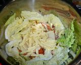 白菜と豚キムチーズの重ね煮作り方2写真