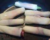 生ハムとセージの一口おつまみ春巻作り方3写真