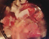 カレー用豚肉と水煮大豆の照り煮作り方1写真