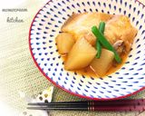 フライパンで２０分☆大根とカレイの煮付け作り方4写真