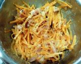 人参と豚肉のお焼き作り方2写真