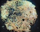 人参と豚肉のお焼き作り方4写真