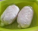時短節約☆柔らか鶏胸肉の明太マヨロール♪作り方6写真
