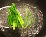 チンゲン菜とにんにくの芽、青菜の中華炒め作り方3写真