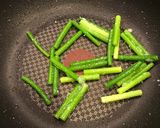 チンゲン菜とにんにくの芽、青菜の中華炒め作り方6写真