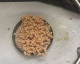 大豆ミートキャベツ豆乳パスタ作り方3写真