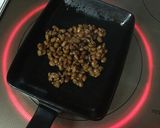 焦がし納豆と春菊のサラダ作り方3写真