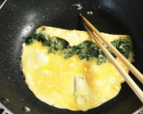 マヨ風味のほうれん草たまご巻き作り方3写真