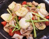 かぶと豚肉のサッパリ☆トマト炒め♡作り方9写真