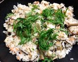 鮭とエリンギ大葉の炒飯作り方5写真
