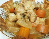 ほろっと手羽元と根菜の炊いたん。作り方5写真