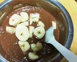 簡単♪チョコバナナケーキ☆プロテイン入り作り方3写真