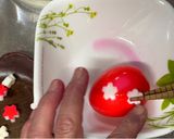 横浜発♡ひな祭お弁当に桜のかわいいゆで卵作り方4写真