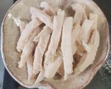 カレーマヨのサラダチキンサンドイッチ作り方1写真