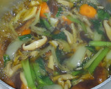 大葉入り！鶏団子と きのこ野菜の和風煮♪作り方8写真
