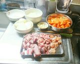 お休みの日に作るカレー(豚スペアリブ)作り方3写真