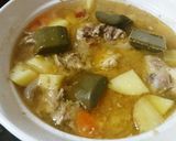 お休みの日に作るカレー(豚スペアリブ)作り方12写真