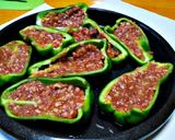 簡単、肉汁たっぷり!ピーマンの肉詰め作り方5写真