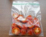 刻み昆布とミディトマトの酢の物作り方2写真