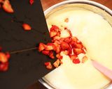 糖質オフ♪生ストロベリーアイスクリーム♪作り方5写真