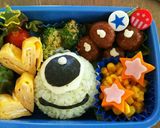 遠足♡キャラ弁☆簡単マイクワゾウスキー♡作り方4写真